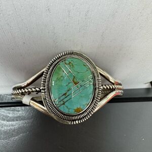 Turquoise Silver Women's Bracelet